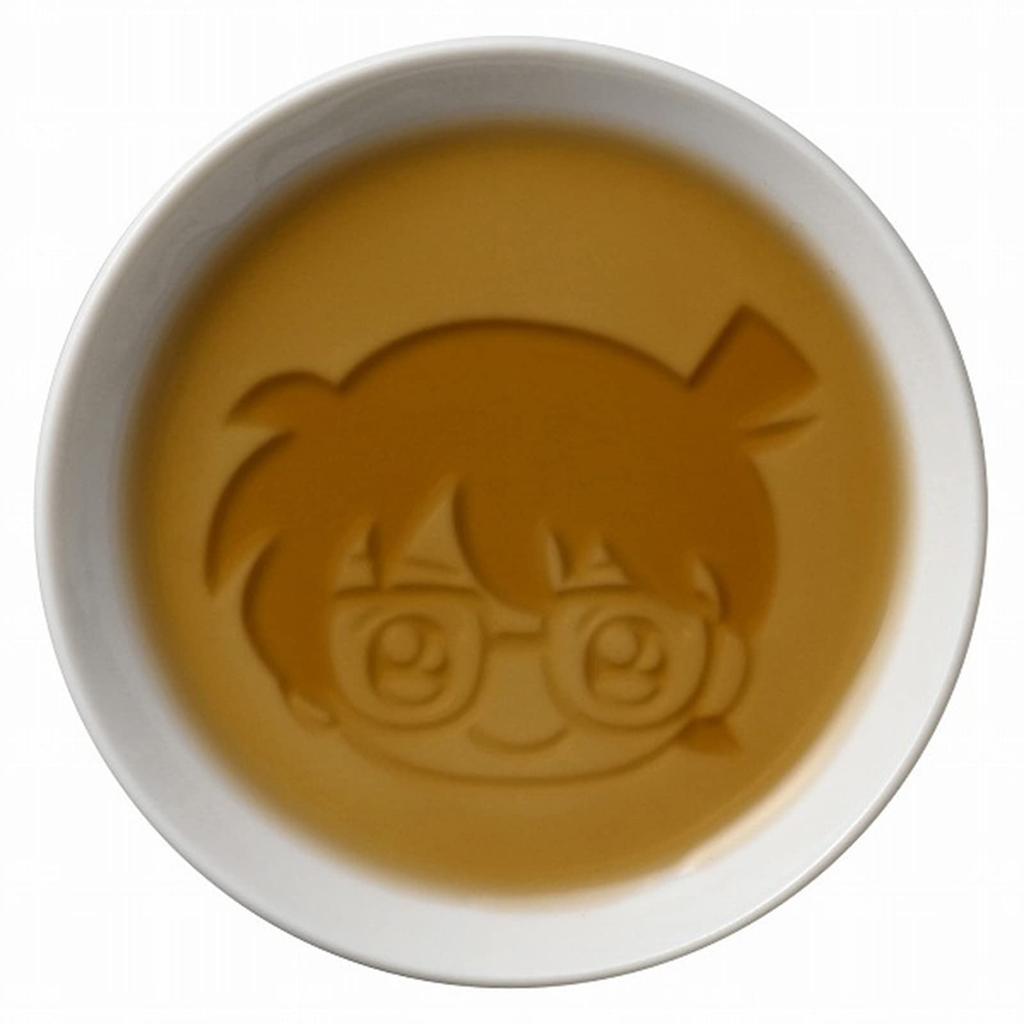 Kanesho Pottery Detective Conan Small Soy Sauce Conan 024148 Plate, Dish, 8cm, Face,