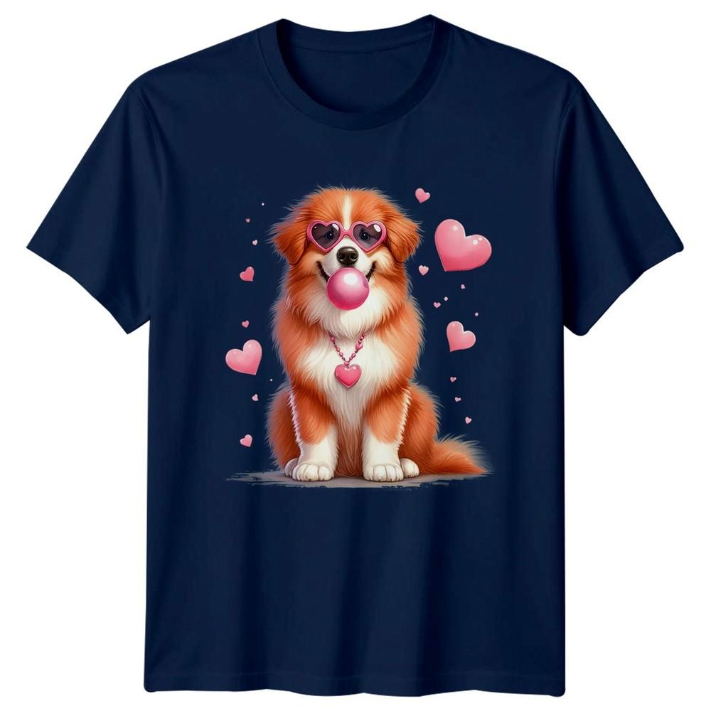 Dogs Valentines Day Animals Unisexs TShirt Unisexs Tee Graphic Unisex Top