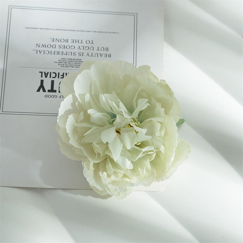 10cm Peony Silk Artificial Flower Heads for DIY Hair Accessories & Handmade Jewelry