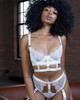 Sexy Eyelash Lace Lingerie Set: Camisole & Body Shaping Split for Women