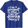 Funny Christian Faith T-Shirt Jesus Humor Religious Inspirational Unisex Tee