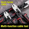 Industrial Grade Multifunctional Cable Cutter Effortless Heavy-duty Express Strong Large Manual Ultra Quiet Cable Cutter
