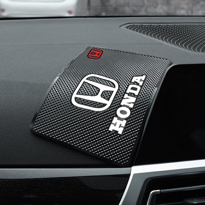 Car Anti Slip Pad Phone Holder Non-Slip Mat Car Stlying For Honda Fit Mugen Insight Type S R VTEC Modulo Vezel RR Si