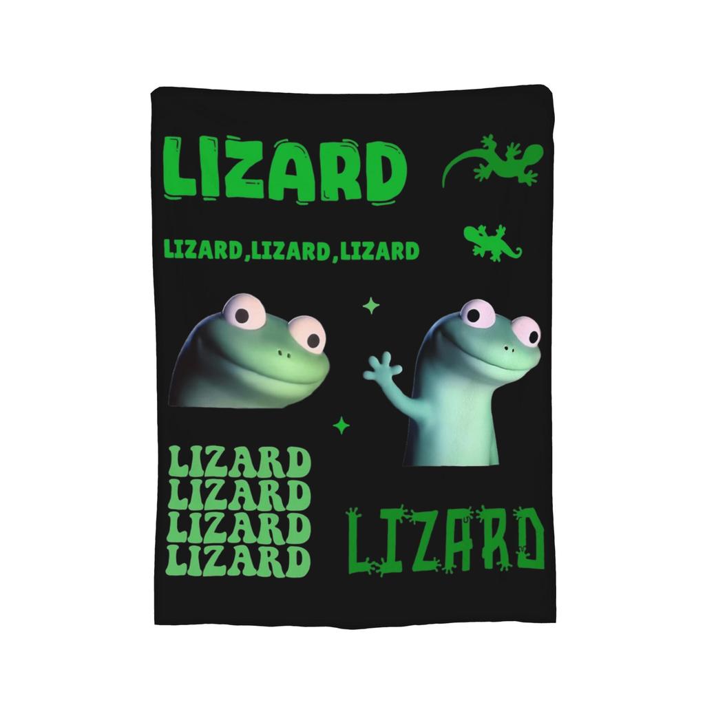 Funny Tom Lizard Lizard Lizard Meme Film Fleece blanket Hoppers Creative Throw blankets for Bed Sofa Couch Plush Thin Quilt,