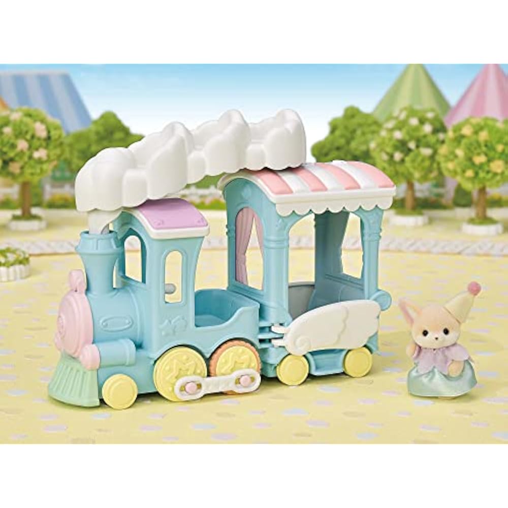Sylvanian Families Amusement Park Attraction [Fluffy Clouds Parade Train Set] Co-73 ST Mark Certi...