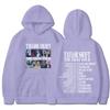 Unisex Oversized Hooded Sweatshirt Winter Casual Wear Printed Design Thick Fleece Lined Long Sleeve Loose Fit