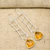 Citrine Earrings, 925 Solid Sterling Silver Gemstone Jewelry, Handmade Earrings, For Thanksgiving