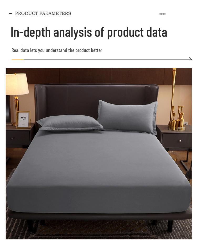 Husă de Saltea din Bumbac, Antiderapantă, cu Elastic, pentru Paturi Simmons