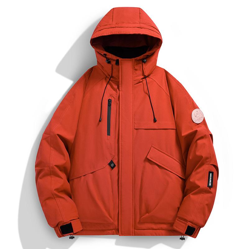 Autumn and Winter New Outdoor Temperament Cotton-padded Jacket Thickened Jacket Warm Hooded Casual Cotton-padded Clothes