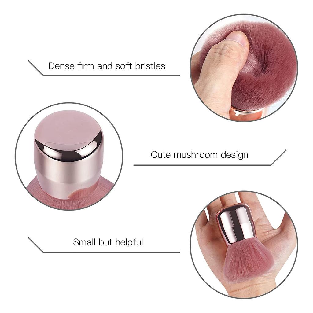 Szczotka do kurzu Nail Art Miękkie włosie Mały środek do czyszczenia paznokci do makijażu manicure