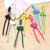 Personalized Wenchang Knot Keychain PU Leather Gift For Students Backpack Decoration And Daily Encouragement