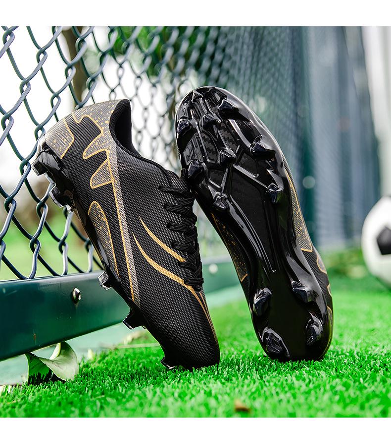 Long Nail AG Low-Top Artificial Grass Soccer Shoes for Men & Women