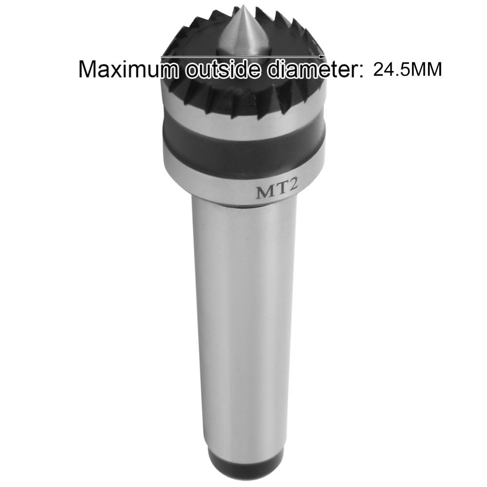 MT2 Morse Taper Lathe Drive Center Metal Construction Lathe Turning Tool Accessories Woodworking