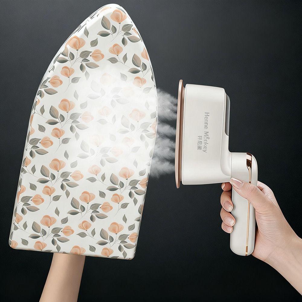 Mini Ironing Board Handheld Heat Resistant Ironing Gloves with Finger Loop Anti-scald Clothes Garment Steamer Sleeve