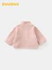 DUUDUU 2025 Korean Style Fleece-Lined Thermal Underwear for Children: Class A Autumn/Winter Baby Clothes