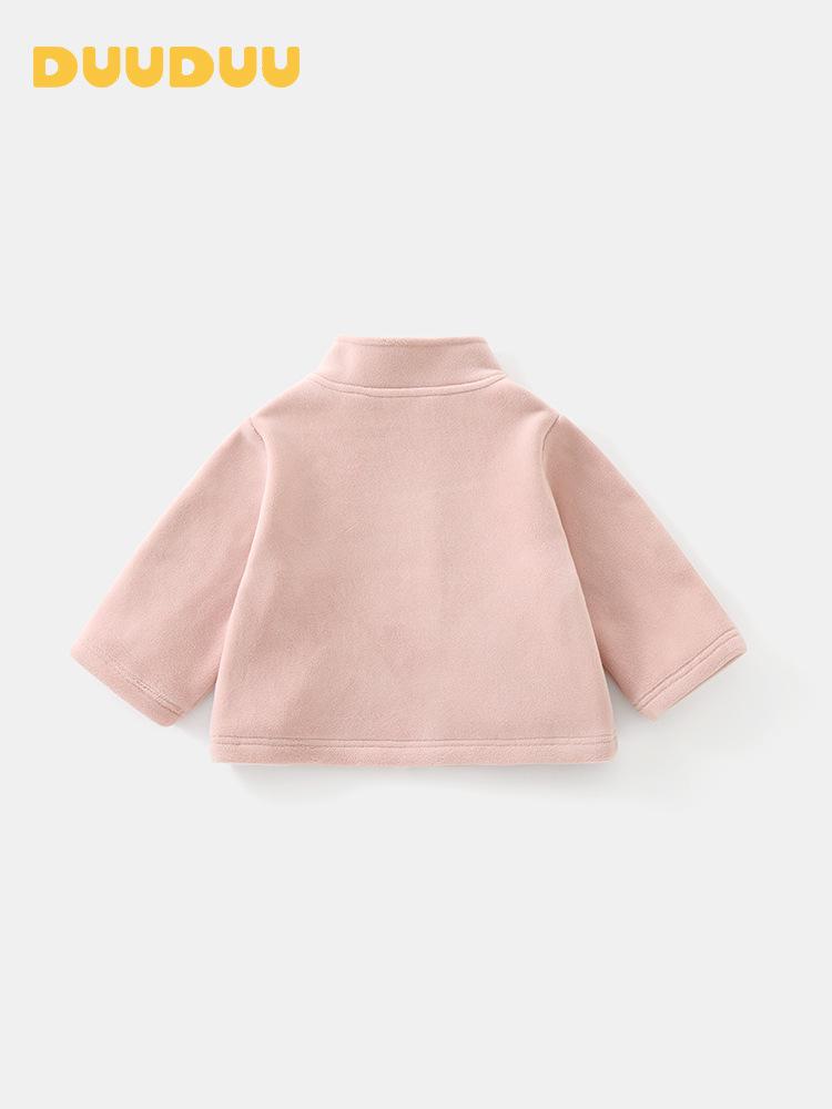 DUUDUU 2025 Korean Style Fleece-Lined Thermal Underwear for Children: Class A Autumn/Winter Baby Clothes