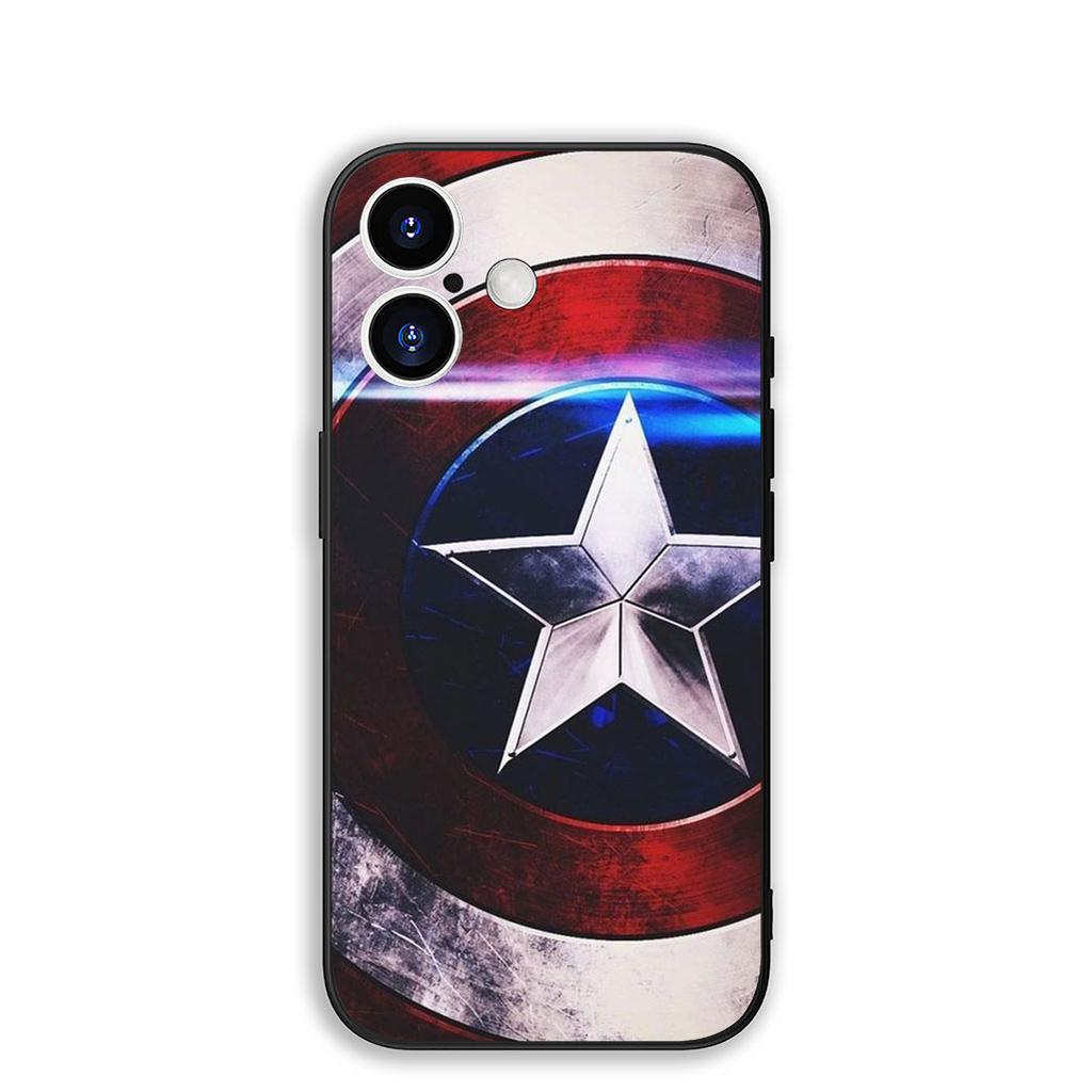 Cover for Samsung Galaxy S25 S24 S23 Fe Ultra Plus S7 Edge A05 A06 A16 A15 A35 Phone Case Captain America Marvel Shield