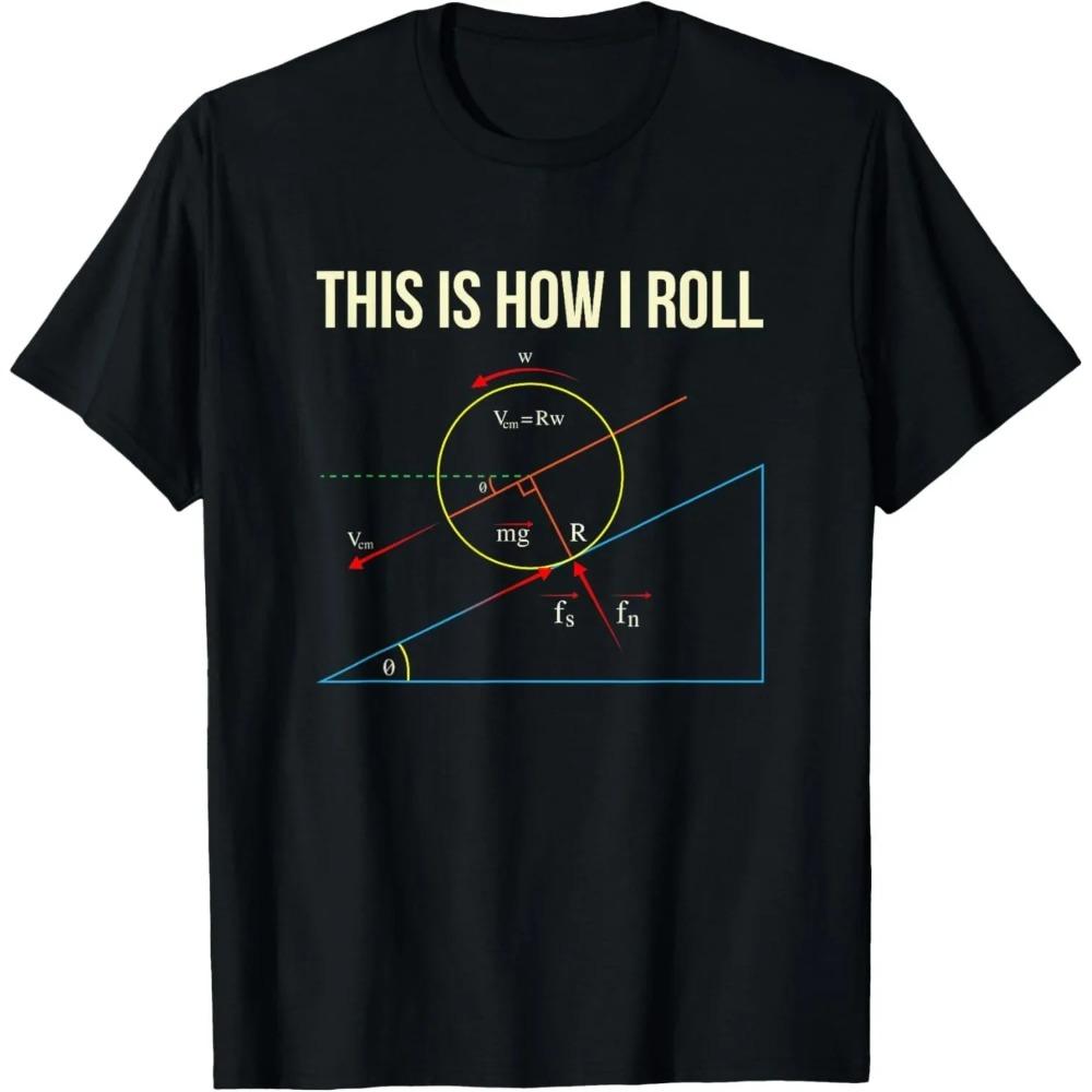 Quantum Physics String Theory Physics Student Science T-Shirt Custom Printed Graphic T Shirts women's T Shirt Camiseta STEM Education Gift