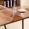 Wuyinliangpin Transparent Desk Mat for Primary School Students, Waterproof Soft Glass Pad for Dining Table And Study Desk, 2MM Thick, Clear, 40*60cm