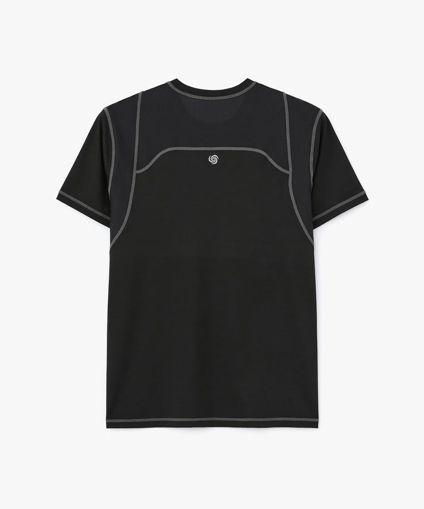 AGOW A-Sim Fit T-Shirt Black & Gray