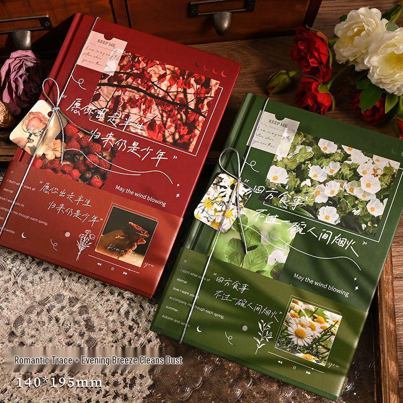 Monet Oil Painting Retro Girl's Hardcover Journal & Planner