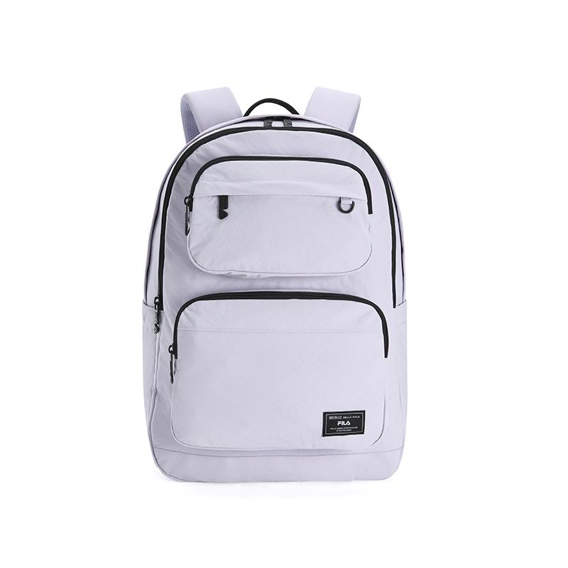 FILA Original Fashion Simple Casual Versatile Design Fabric Backpack Unisex backpack Chrysanthemum-Purple F13U619132FPU Chrysanthemum Thistle Purple