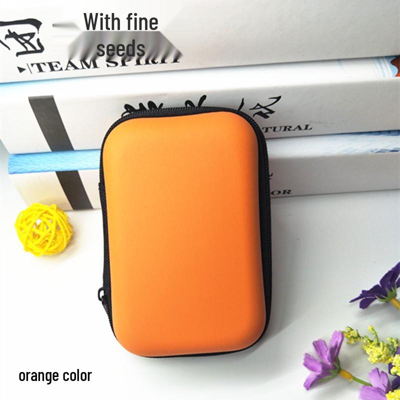 Rectangular EVA Earphone & Data Cable Zipper Storage Bag