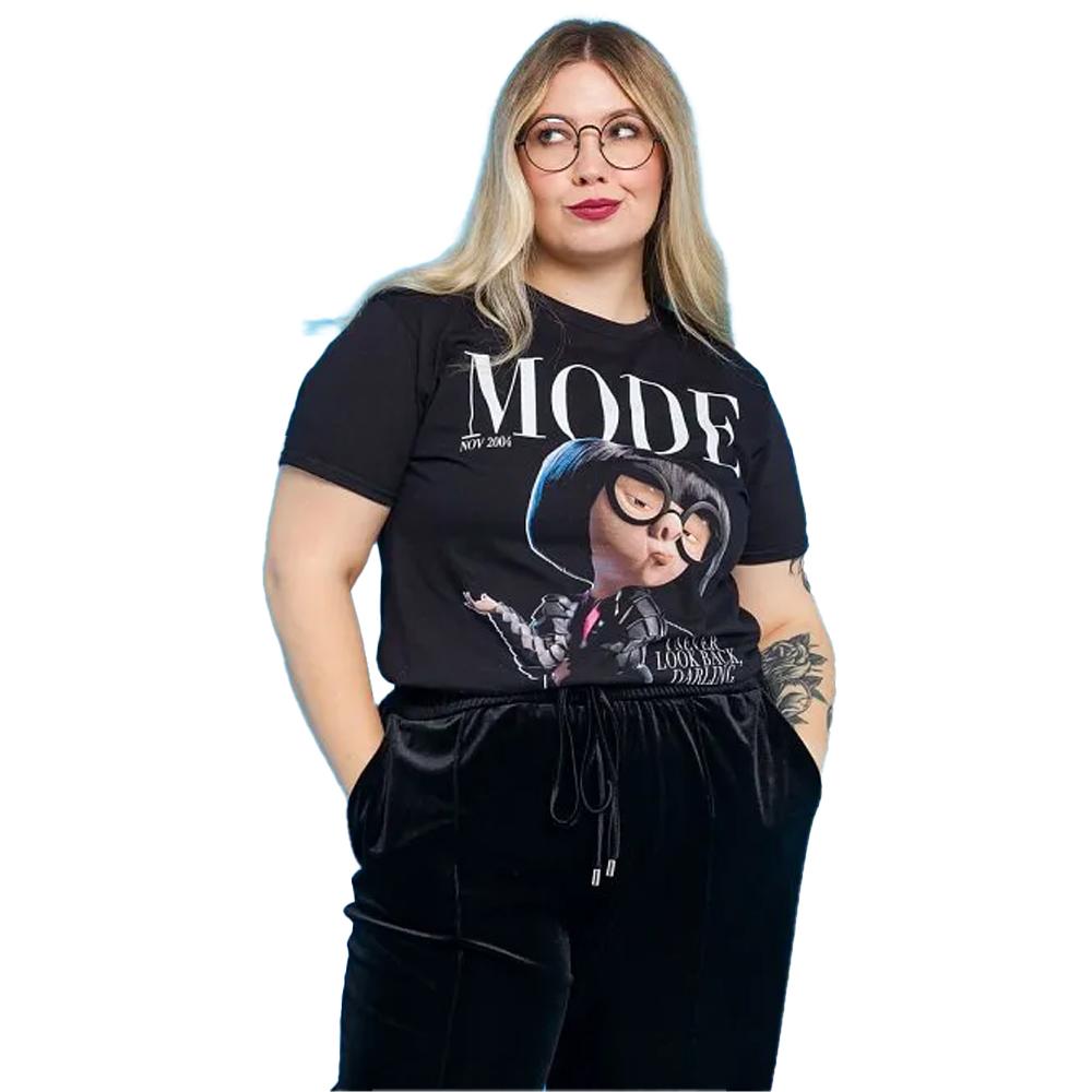 The Incredibles Unisex Adult I Never Look Back Darling Edna Mode T-Shirt