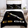 3pcs CS GO Themed Gaming Bedding Set-Perfect for Gamers, Decorative Bedroom Accessories, Festival Gifts, Travel Essentials, Daily Use1202123