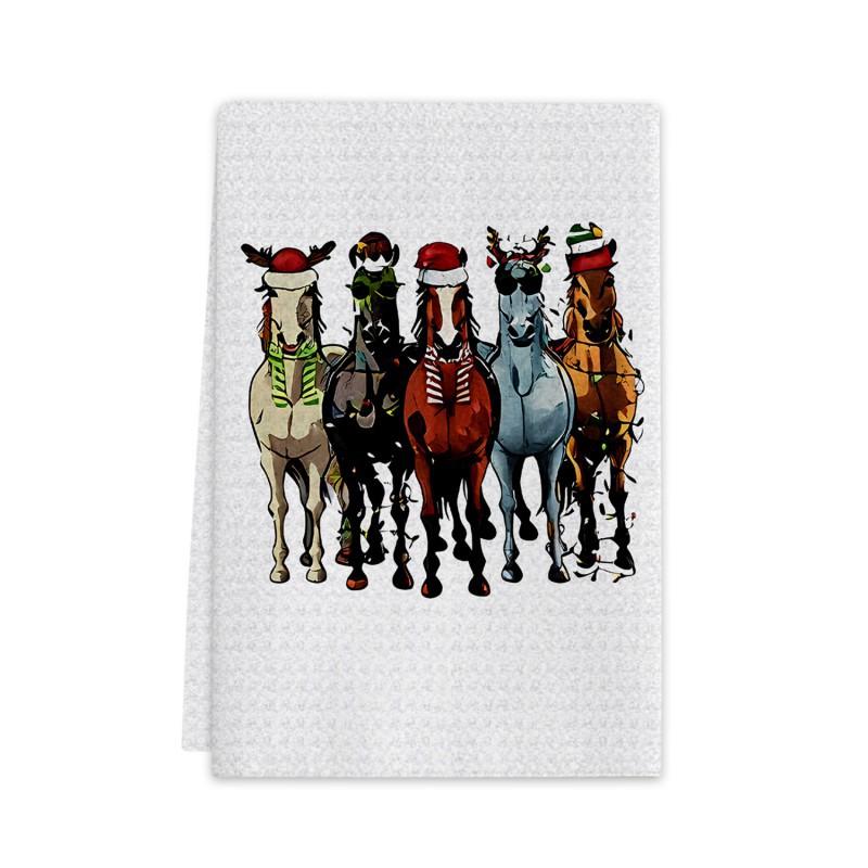 Microfiber Kitchen Towel Dishcloth Cleaning Cloth Washing Dishes Countertop Wiping Non Scratch Absorbent Multi Use Household Utility
