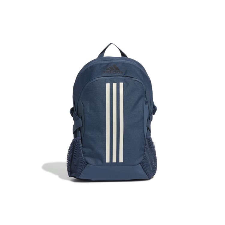 Adidas BP Power V Sports Polyester Backpack Unisex Backpack Navy-Blue Brown GL0952 Navy Blue Brown