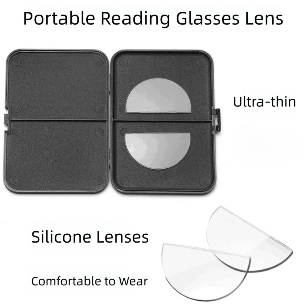1 Paar Silikon-Bifokal-Lesebrillen zum Schutz vor Weitsichtigkeit für Damen und Herren