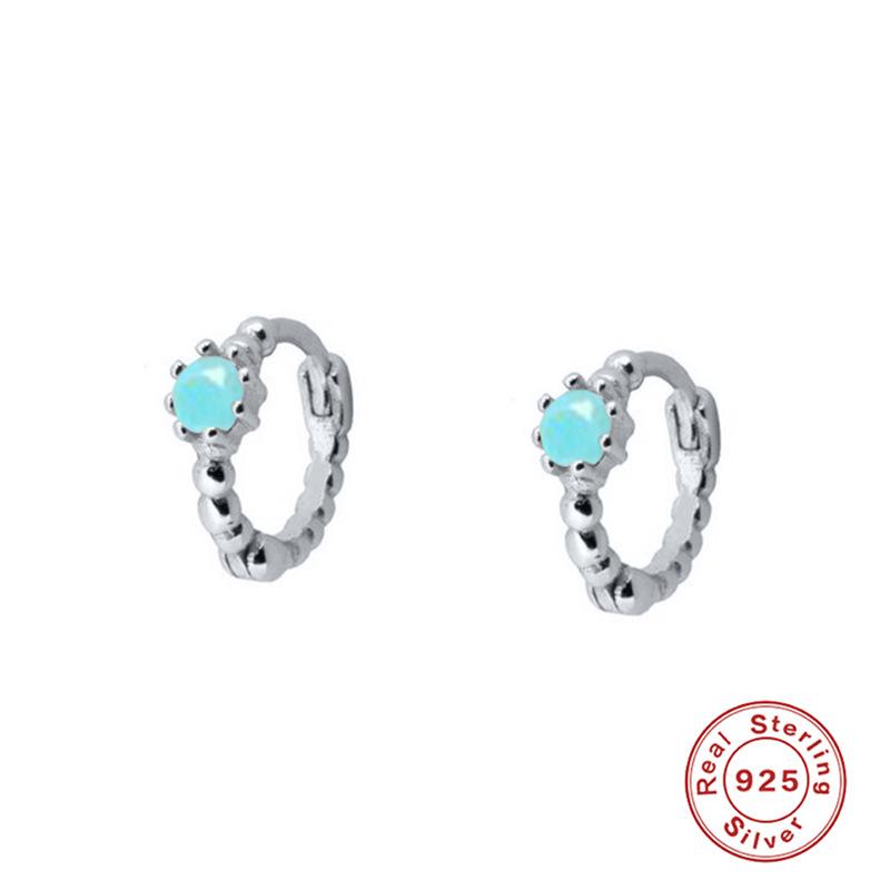 

Серьги-пряжки из стерлингового серебра S925 с бриллиантами Серьги-гвоздики в стиле минимализма Серьги-гвоздики 925 Silver