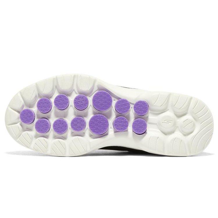 Skechers Zapatillas de Running Go Walk 6 de Caña Baja para Mujer Negras Blancas 896046-BKLV