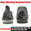 Car Gear Stick Shift Knob Gearbox Lever Shifter Knob Boot Dustproof Cover Fit For Chevrolet Sonic Aveo T300 2011-2015