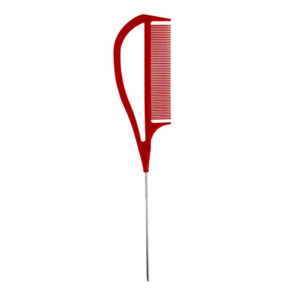 Highlighting Hair Comb ABS Weaving Highlighting Foiling Hair Comb for Salon Dyeing Tail Combs Brush Separate Parting for Hair