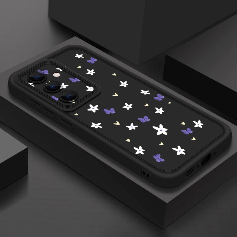 Colorful Butterfly Print Case For Samsung A57 A37 A27 A17 S26 Ultra S25 FE A56 A36 A26 A16 A55 A35 A25 A54 5G S21 S22 S23 S24 Plus Shockproof Cover