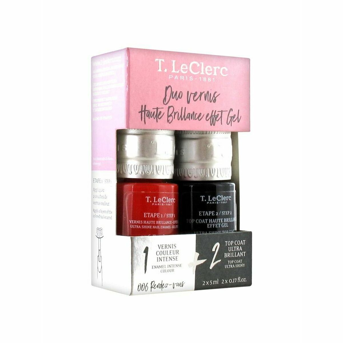 

Коробка лака для ногтей LeClerc № 006 Rendez Vous