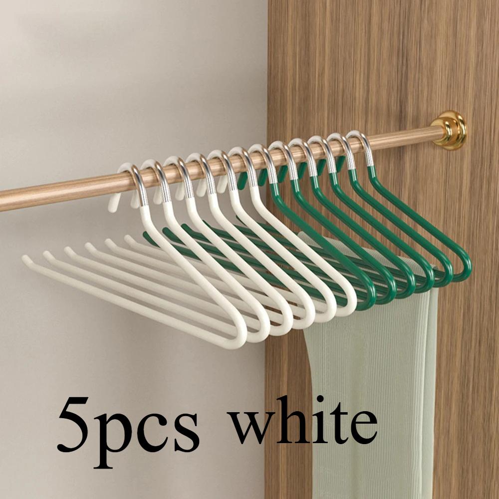 1/5/10pcs Goose Shaped Pants Rack, Anti Slip And Traceless Storage Rack, Drying Rack, Home Pants Clip, Wardrobe Pants Hanger