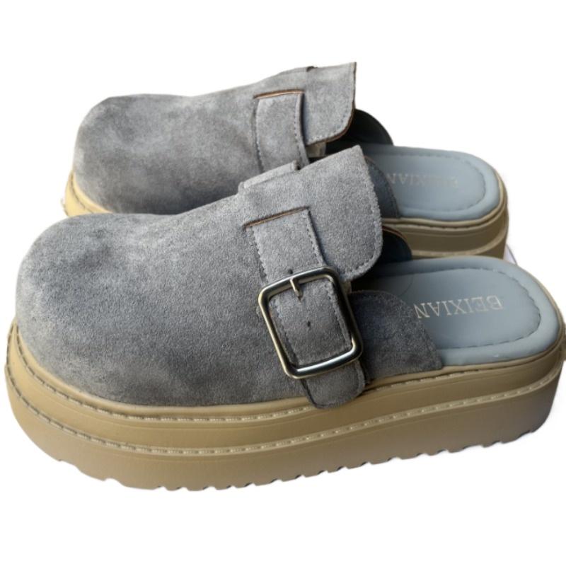 Fashion Women Mules Shoes Platform Slippers Flat Sandals Casual Summer Sport Sneakers 2025 Trend Brand High Heels Shoes Flip Flops Mujer