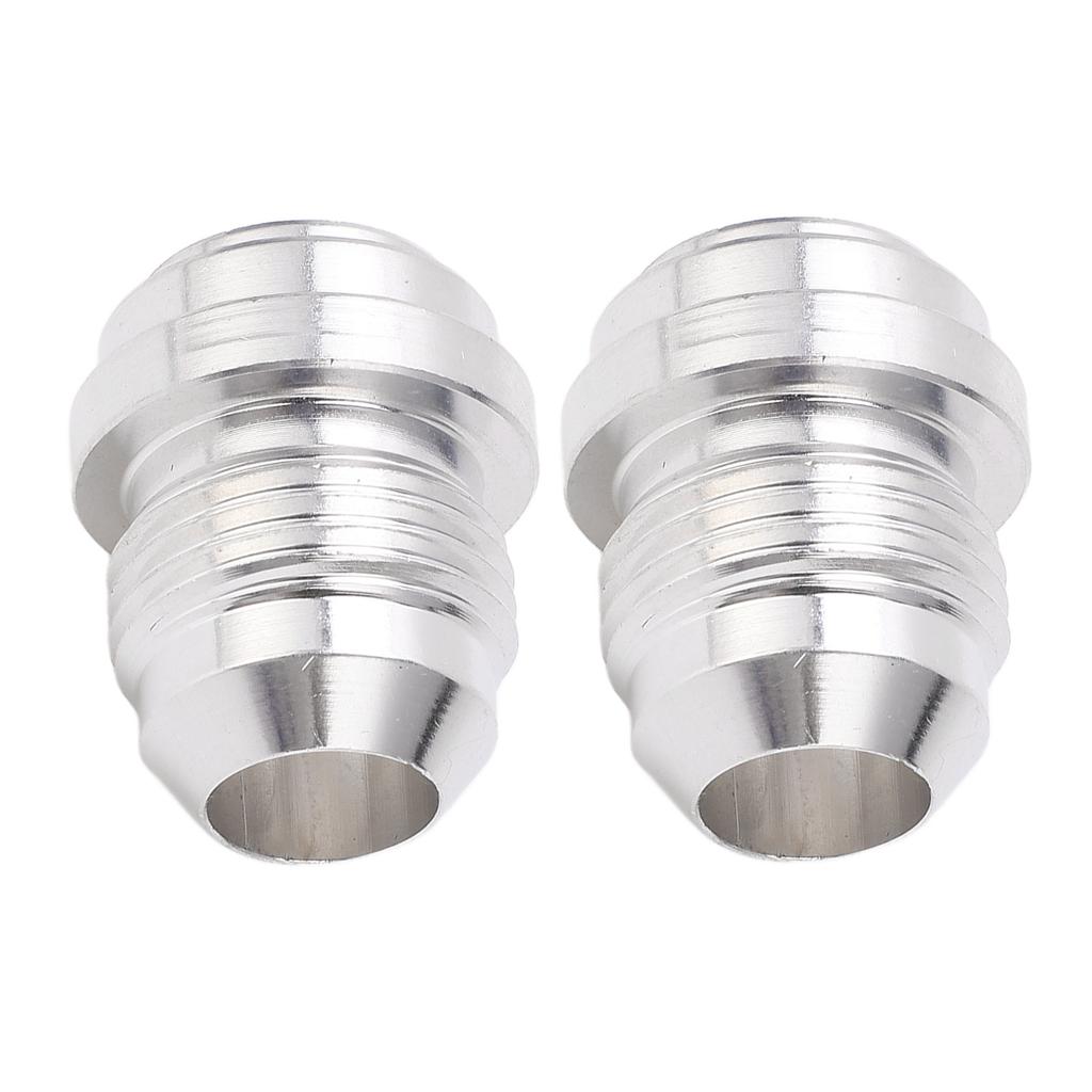 2Pcs Male Billet AN8 6061 T6 Aluminum Alloy 8AN Thread Weld In Fitting Bung Fuel System Parts