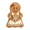 Christmas Village Gingerbread House Wooden Man Decor, Rustic Gingerbread, Candy Cane Figurines, Xmas Reusable Seasonal Home Decor Tabletop Ornaments