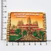 Cambodia Travelling Fridge Magnetic Stickers Angkor Wat Tourist Souvenirs Fridge Magnets Home Decor Message Board Stickers