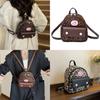 Hello Kitty Fashion Leopard Print Mini Backpack With Zipper Closure For Daily Use