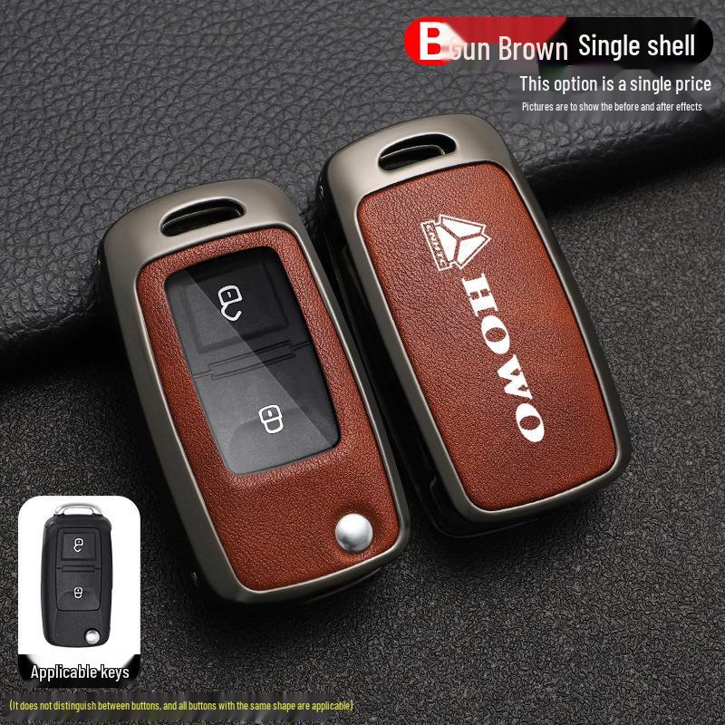 Sinotruk Howo Max Key Case for Light Truck, Warrior, Commander, Heavy Truck TH7 - Men's Special Shell Bag with Buckle