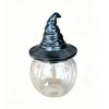 Spice Storage Jar Moisture Proof Glass Spice Jars with Witch Hat/Owl Lids Sealed Dry Foods Containers Decorative Kitchen Storage Jars
