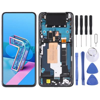 Original 90Hz AMOLED LCD Screen for Asus Zenfone 7 Pro/Zenfone 7 ZS670KS ZS671KS Digitizer Full Assembly with Frame