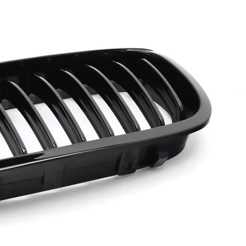 AAAQT1 Car Kidney Grill Front Bumper Gloss Black Racing Grill for BMW E46 Coupe 325Ci 330Ci LCI 2door 2003-2006 for BMW 3 Series