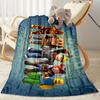 Roblox 388 Blanket Soft & Cozy Perfect for Bedding Seaside Picnics Four Seasons Multipurpose Digital Print Birthday Christmas Gift Blanket