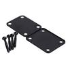Guitar Neck Plate With Screws Square Neck Body Connection Steel Plate Gold Silver Black Retro Style Guitar Protector Suitable